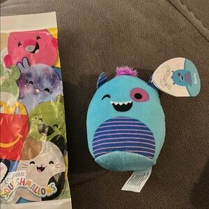 Squishmallows Rorty Blue and Purple Monster Plush